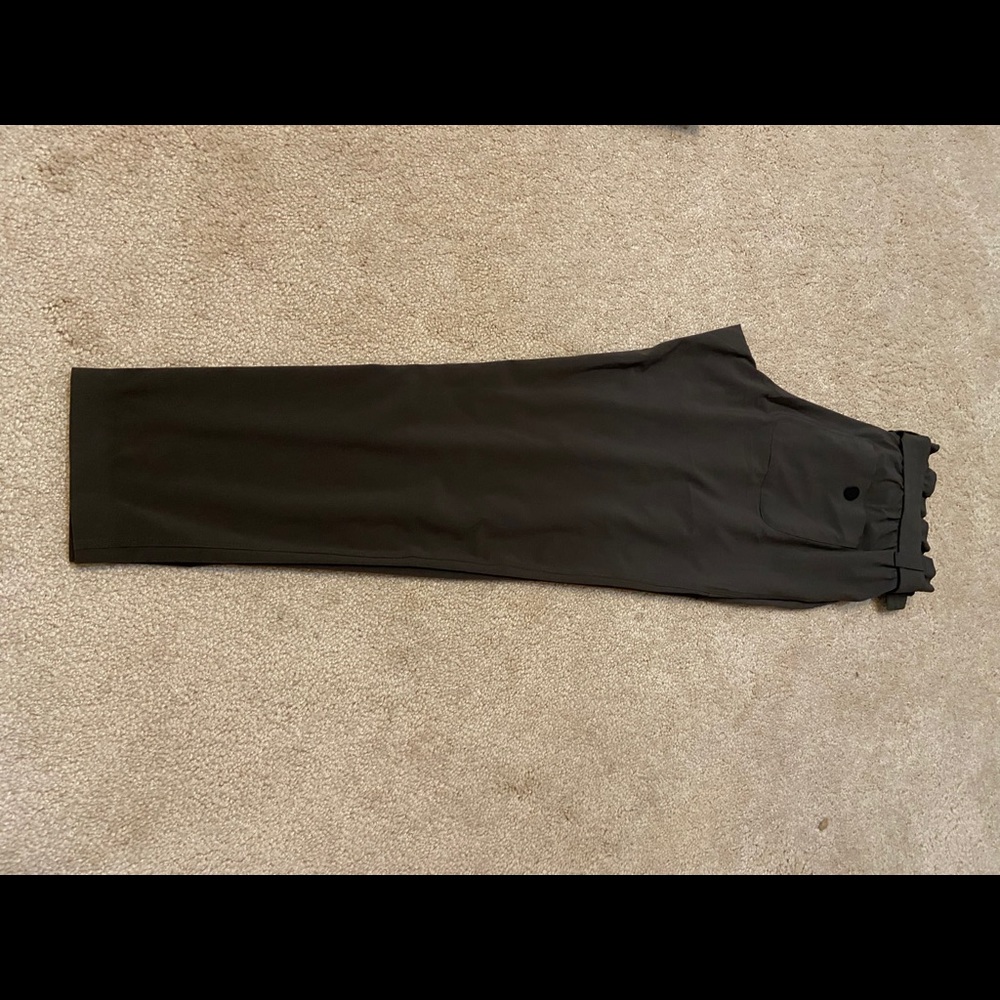 Grey paper bag athleta pants